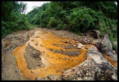 Mining pollution, Philippines Mining pollution, Philippines
